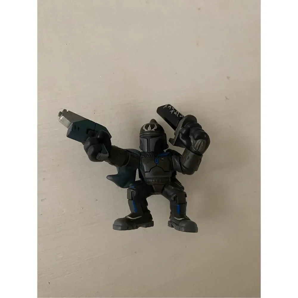 Hasbro Star Wars Galactic Heroes PRE VIZSLA figure Mandalorian with Dark-saber